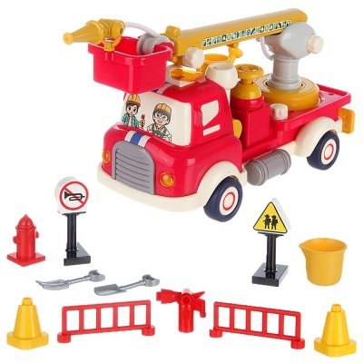 Машина инерционная Пожарная свет звук пар Veld Co 135399 1